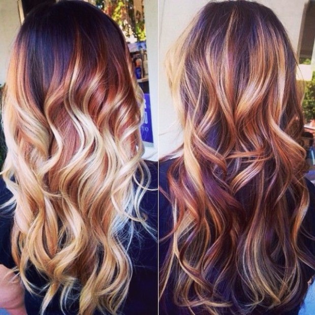 2015 Balayage Hair Color Trend