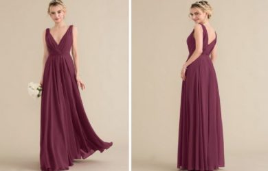 bridesmaid-dress-princess-v-neck-floor-length-chiffon-with-ruffle