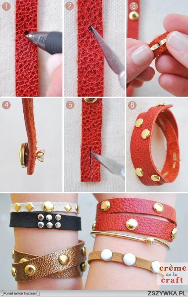 DIY-Leather-Studded-Wrap-Bracelet