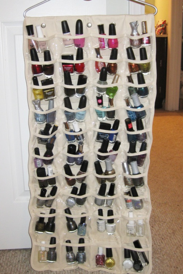 DIY Nail Polish Organizer 2