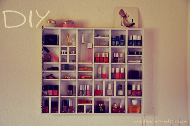 DIY Nail Polish Organizer 3