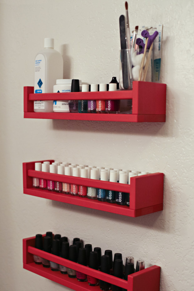 DIY Nail Polish Organizer