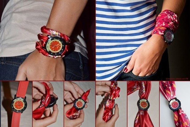 DIY Watch Wrap Bracelet 