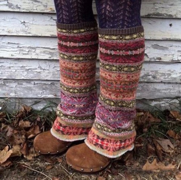 DIY womens Leg Warmers