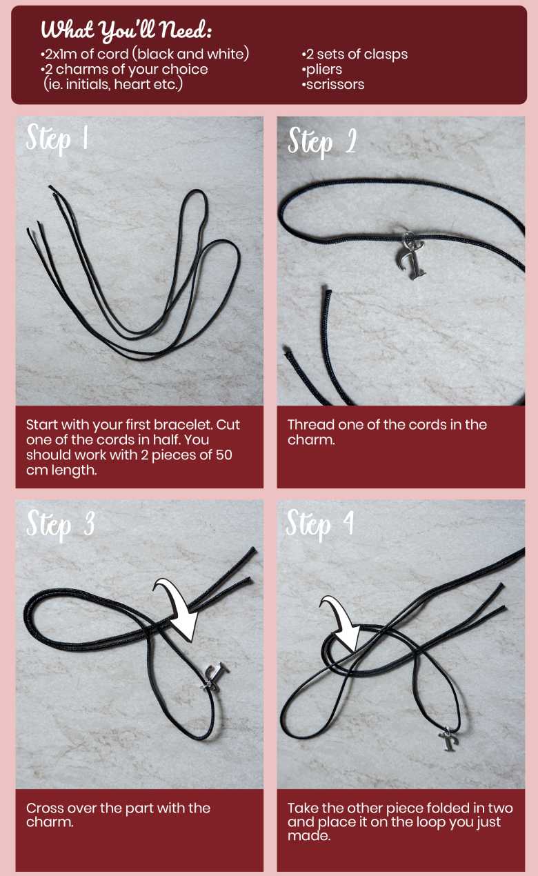 Easy DIY Matching Bracelets - Step by Step Guide