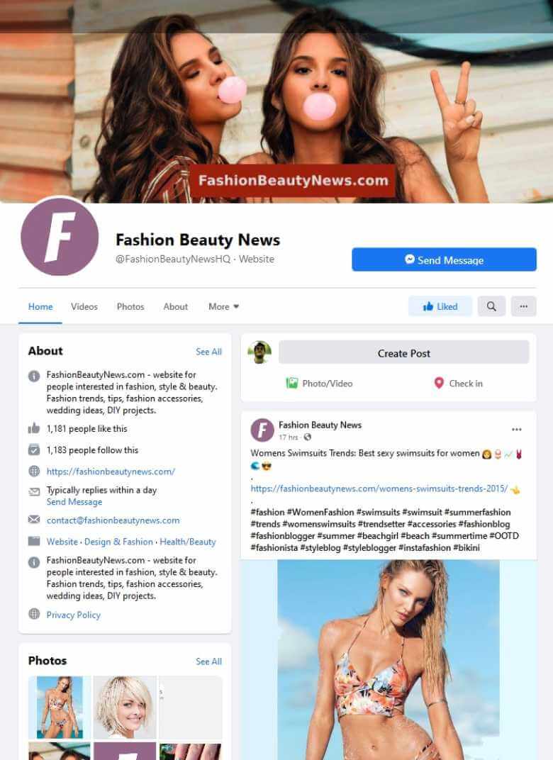 Follow Fashion Beauty News at Facebook!