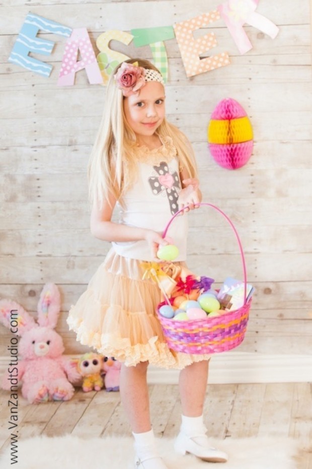 Girls-Easter-Applique-Dress