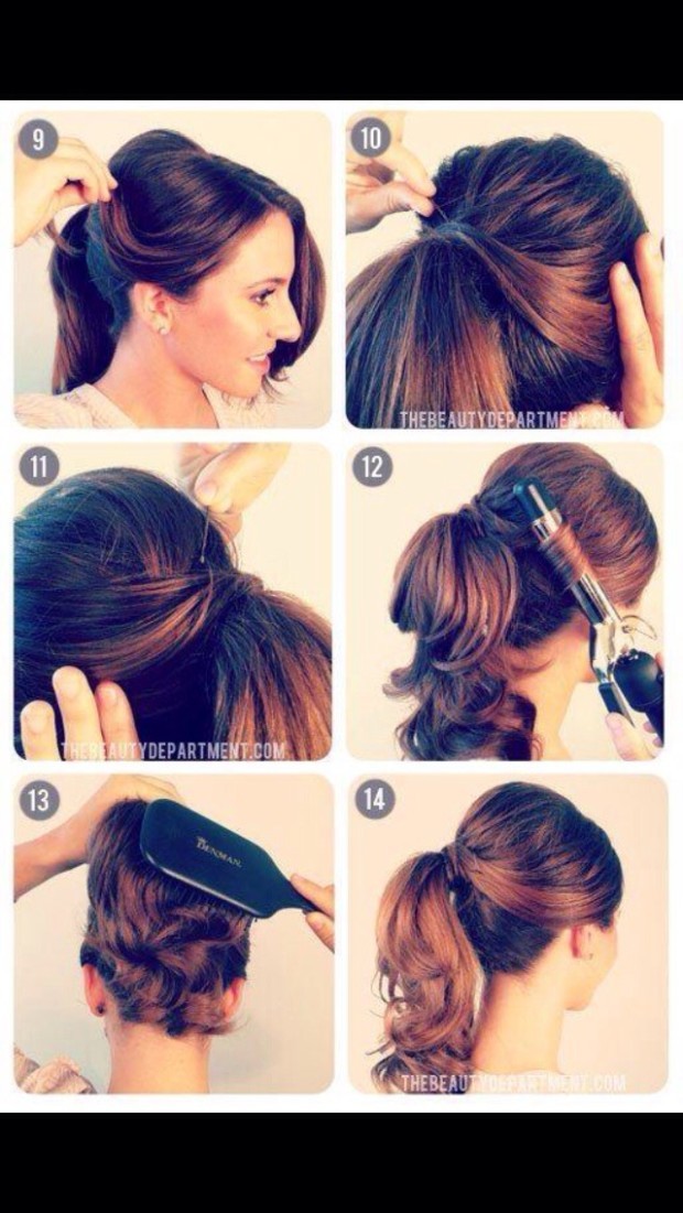 how to make a ponytail 