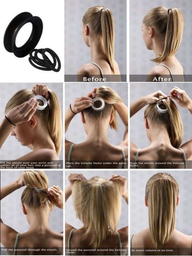 how to make a ponytail