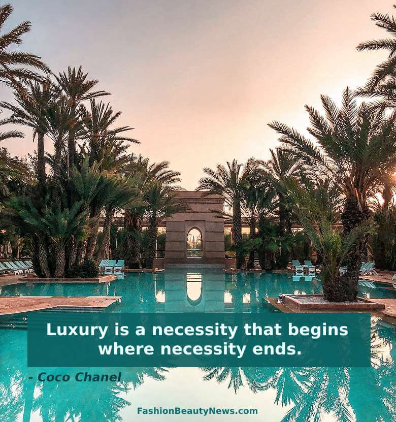 Luxury is a necessity that begins where necessity ends. - Coco Chanel