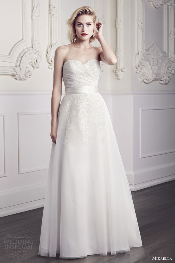Mikaella Bridal Wedding Dresses Spring 2015