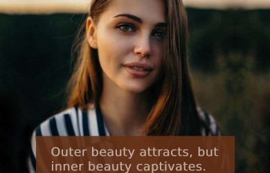 Outer beauty attracts, but inner beauty captivates. - Kate Angell