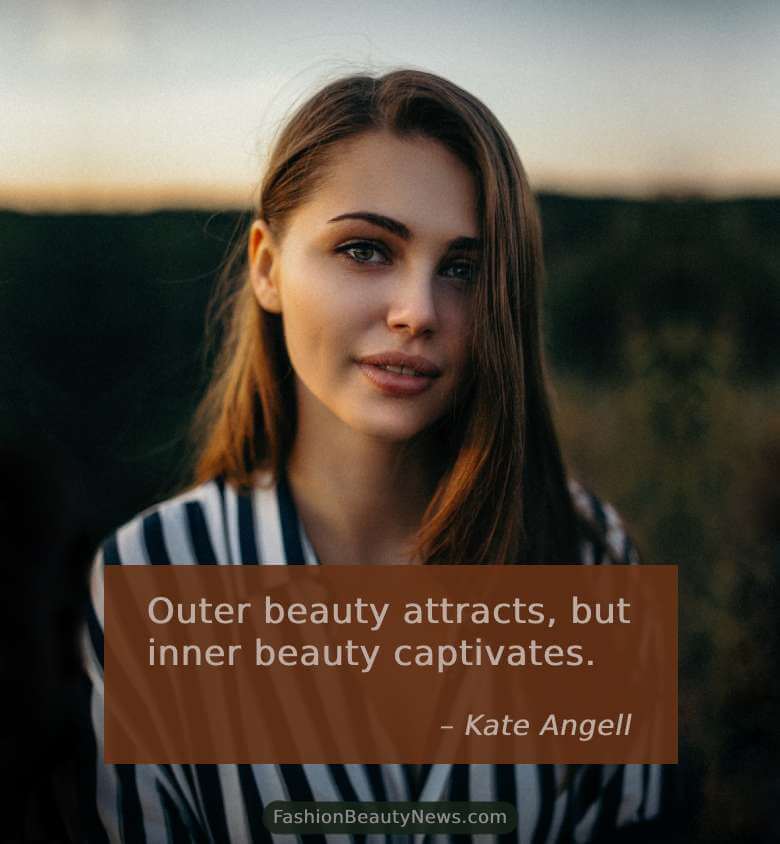 Outer beauty attracts, but inner beauty captivates. - Kate Angell