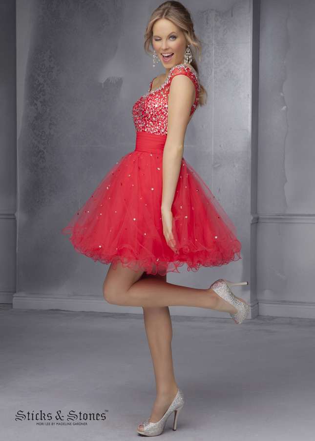 Party Dresses for Amazing Party - Red Short Party Dress 2015