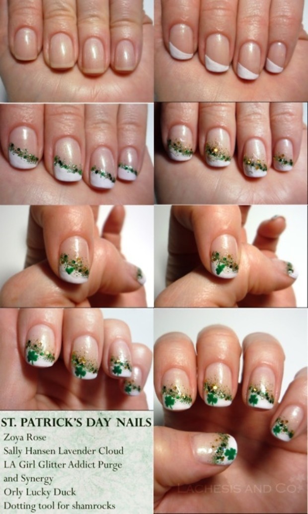 st patrick's day nail designs 1