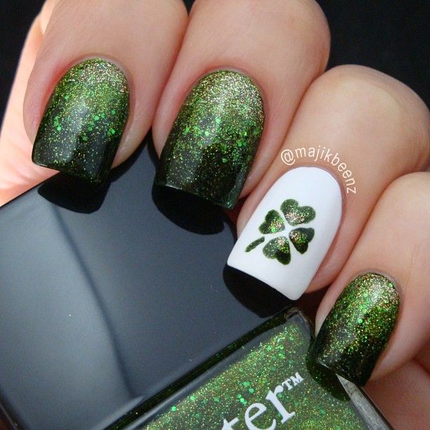 st patrick's day nail designs 3