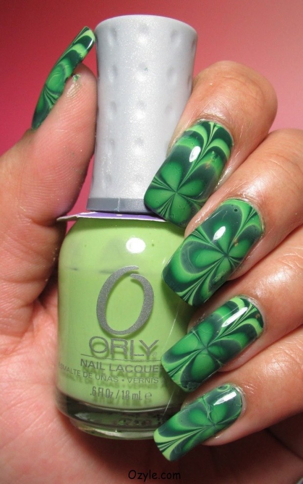 st patrick's day nail designs 5