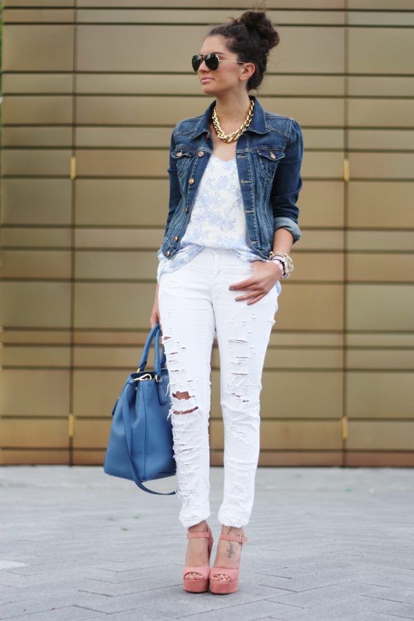 What to Wear with a Denim Jacket 2