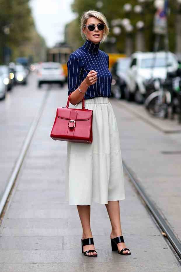 what to wear with a white skirt 1