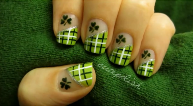 st patrick's day nail designs